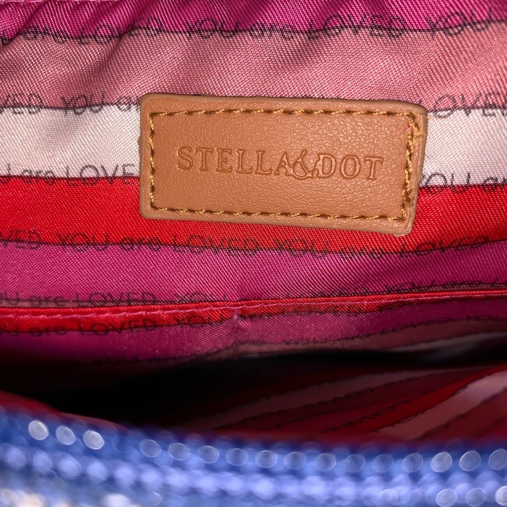 Stella & Dot AMOUR Clutch-Denim chambray - Picture 7 of 7